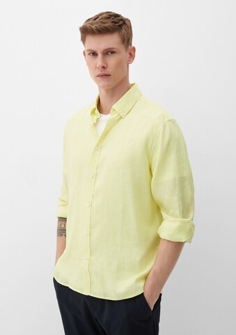 s.Oliver Regular fit Button Up Shirt in Green: front