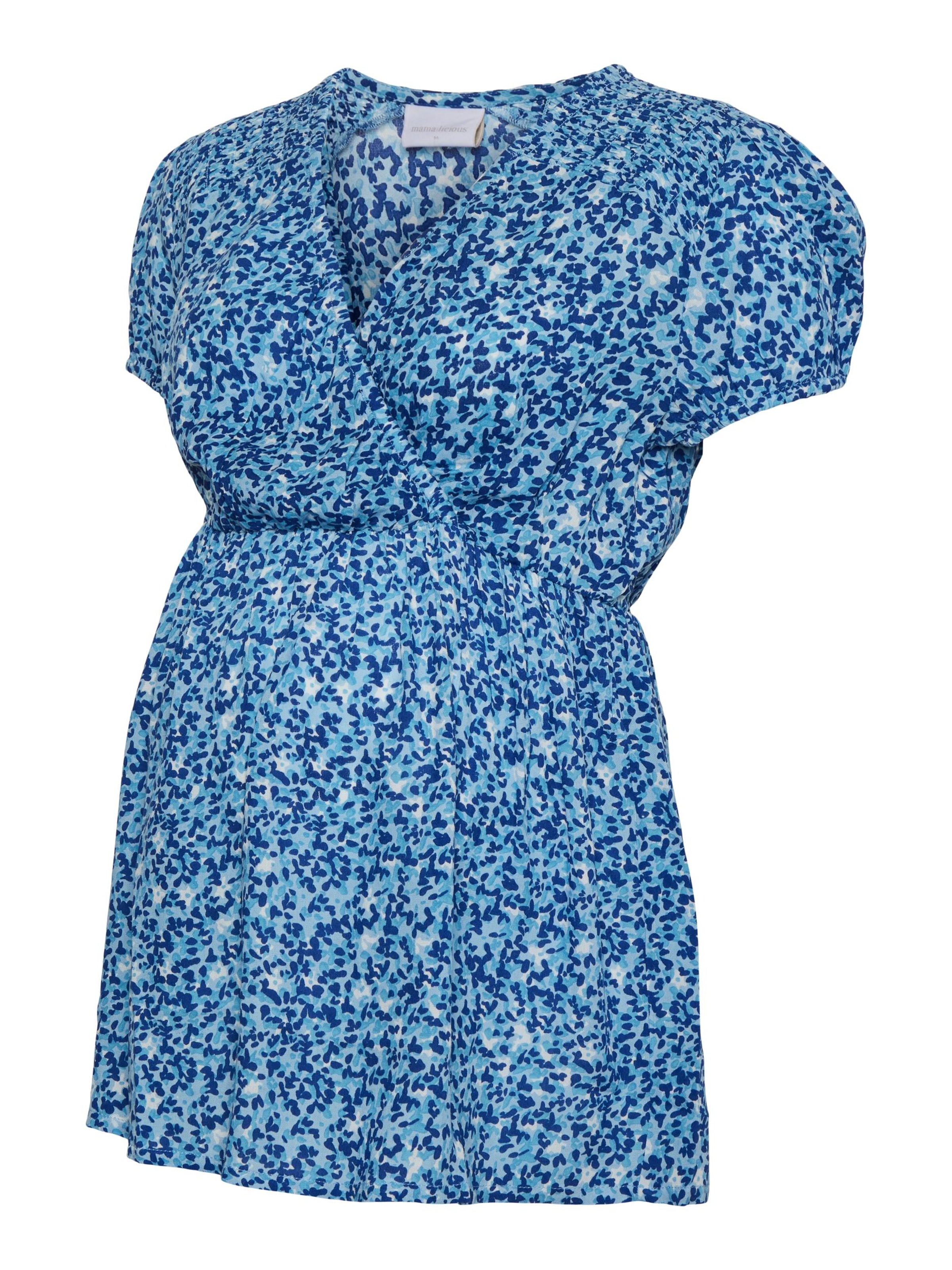 zils MAMALICIOUS Blūze 'Dee': no priekšpuses