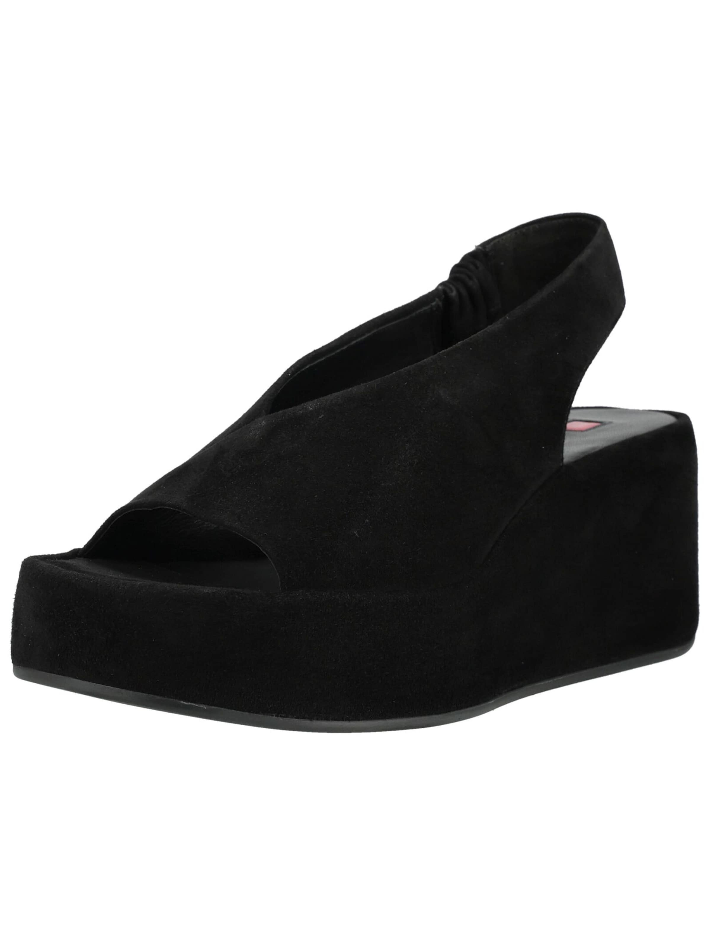 Sandales Högl en noir : devant