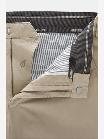 MEYER Slimfit Hose 'Bonn Art.1-8123' in Beige