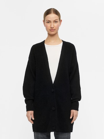 OBJECT Knit Cardigan 'Ellie' in Black: front