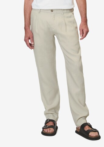 Regular Pantalon à pince 'Osby' Marc O'Polo en gris : devant