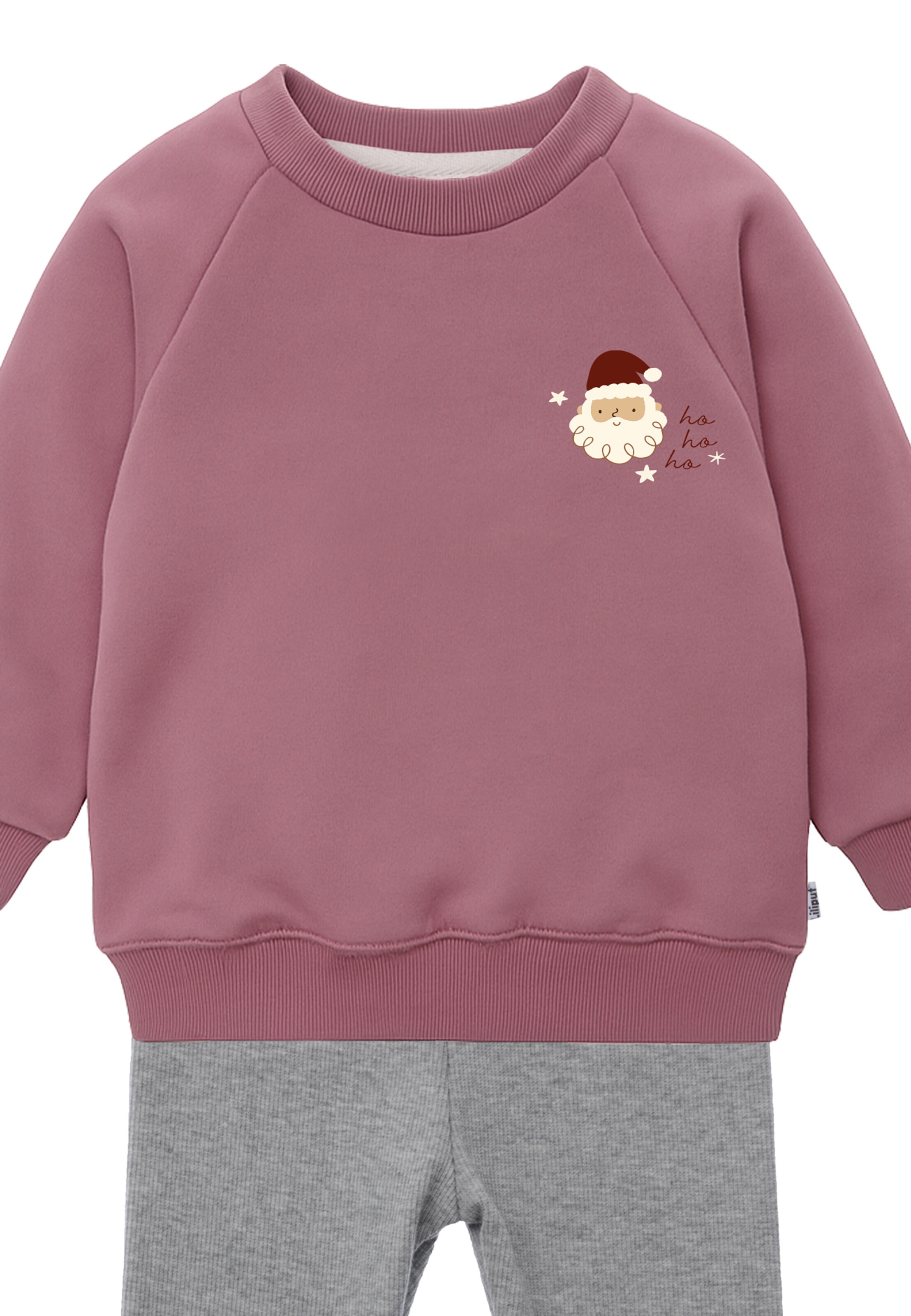 LILIPUT Sweatshirt und Hose 'Weihnachtsmann' in Rot