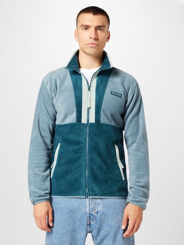 COLUMBIA Athletic fleece jacket 'Back Bowl™' in Blue: front