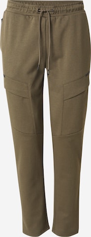 žalia JACK & JONES Prigludęs Kelnės 'JPSTGORDON FUSION': priekis