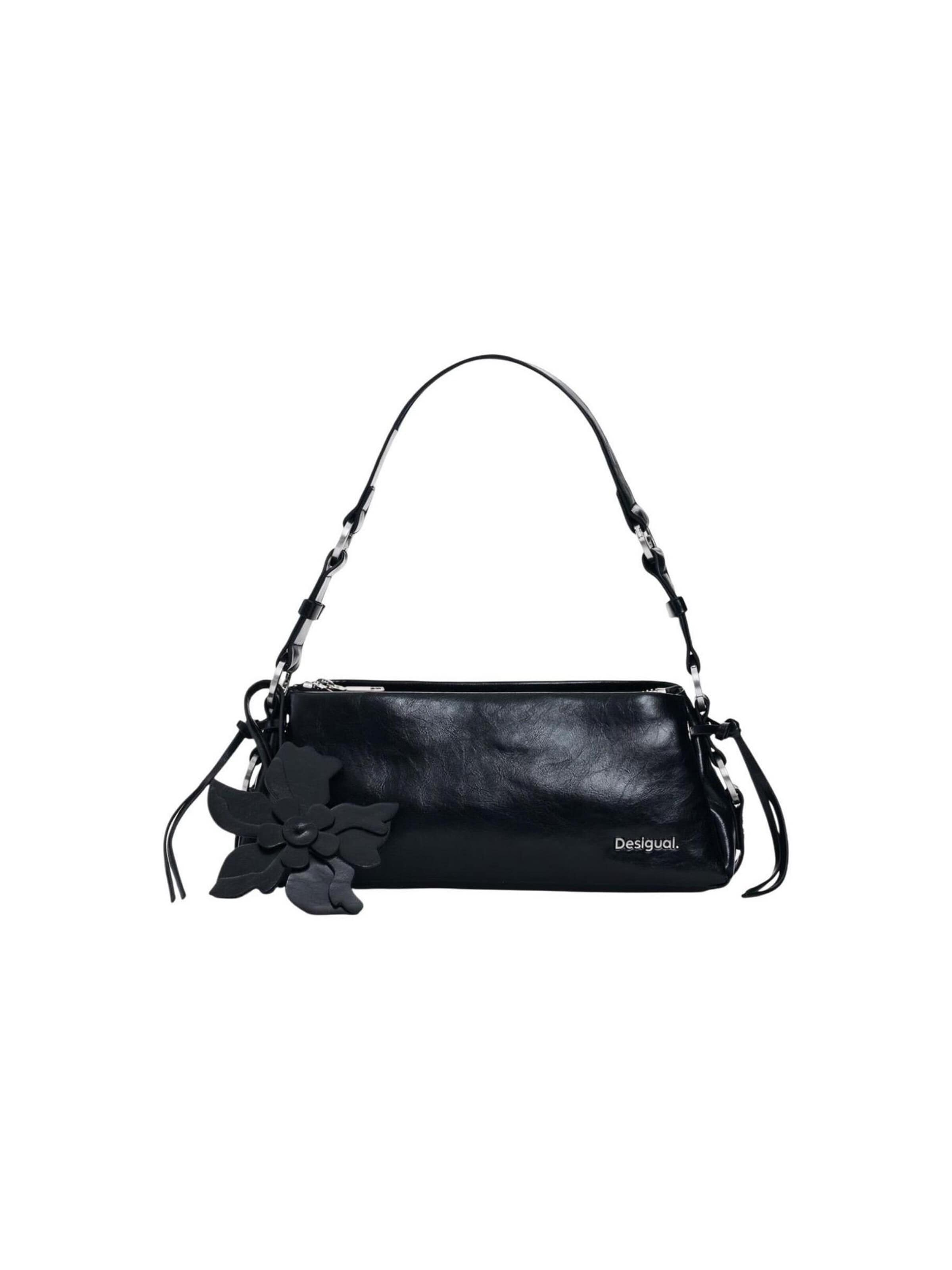 Borsa a spalla 'NEXUS BENIN' di Desigual in nero: frontale
