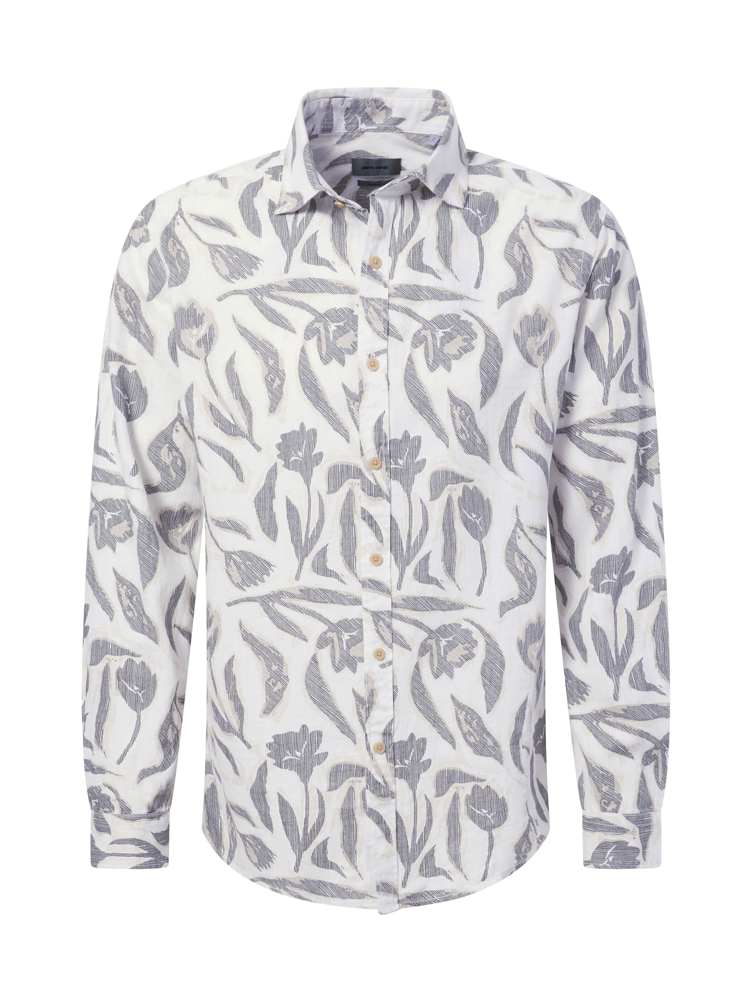 Coupe regular Chemise PIERRE CARDIN en bleu : devant