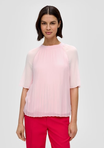 s.Oliver BLACK LABEL Blouse in Roze: voorkant