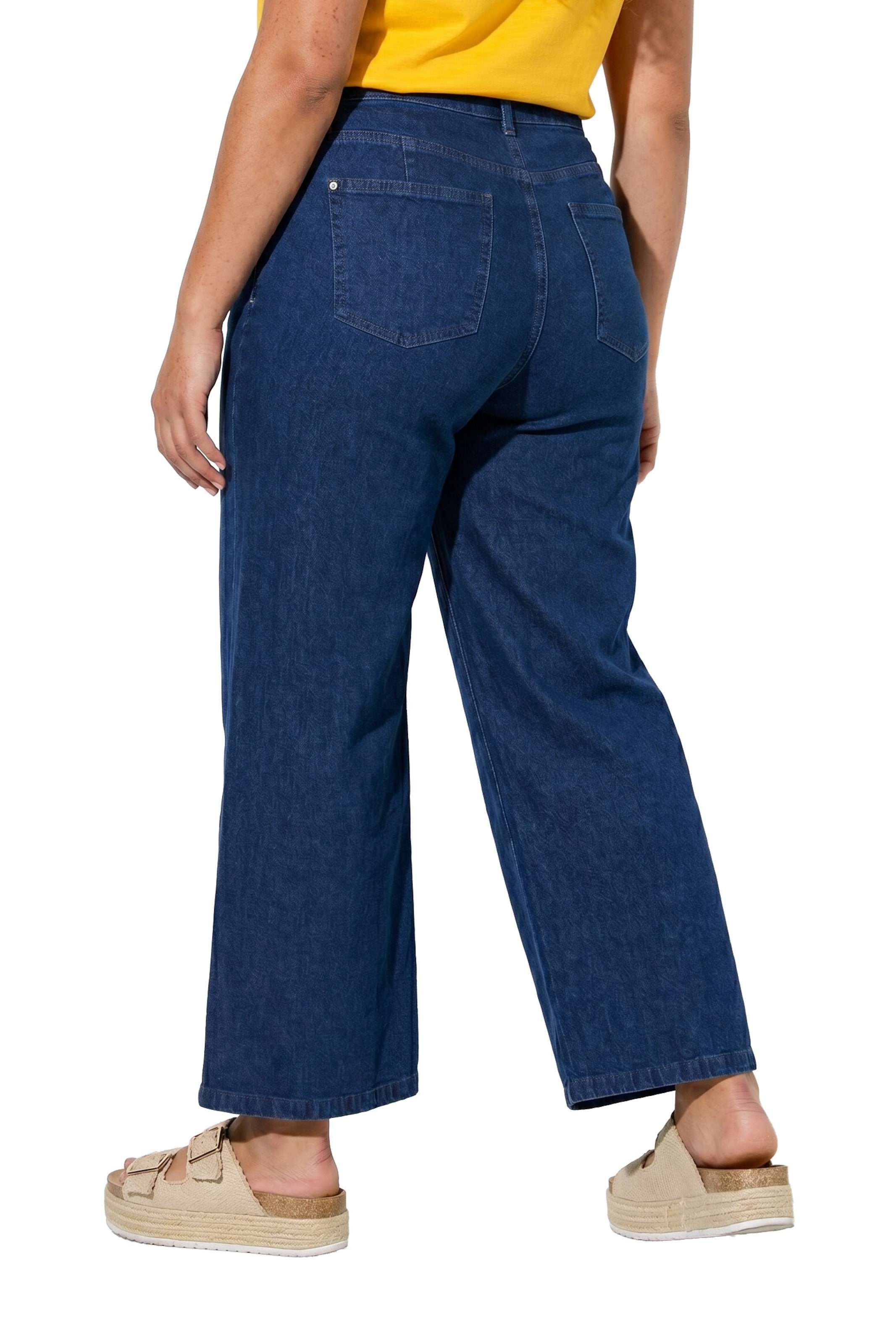Angel of Style Wide leg Jeans in Blue