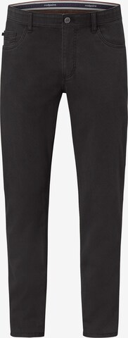 REDPOINT Regular Pants in Black: front