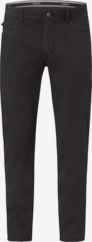 REDPOINT Regular Pants in Black: front