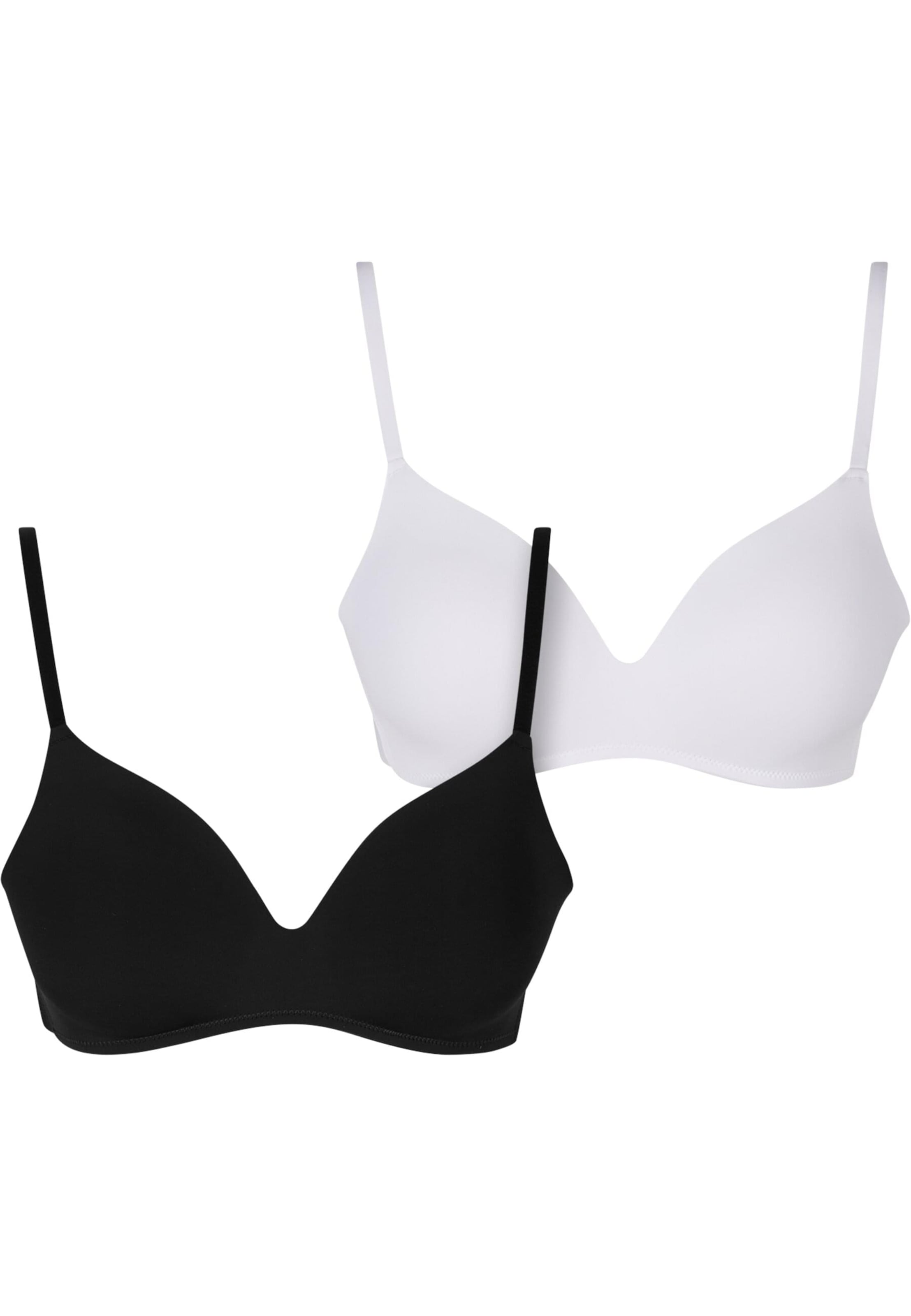 Urban Classics Tričkové Podprsenka - Čierna: predná strana