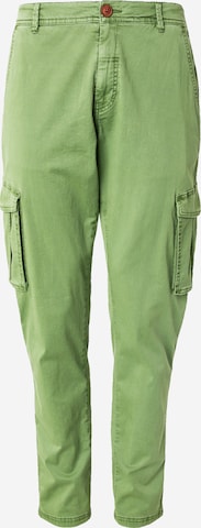 Regular Pantalon cargo BLEND en vert : devant