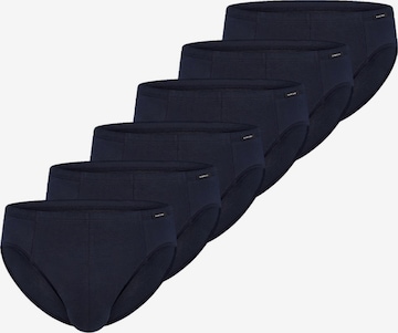 SCHIESSER Slip 'Cotton Essential' in Blau: Vorderseite
