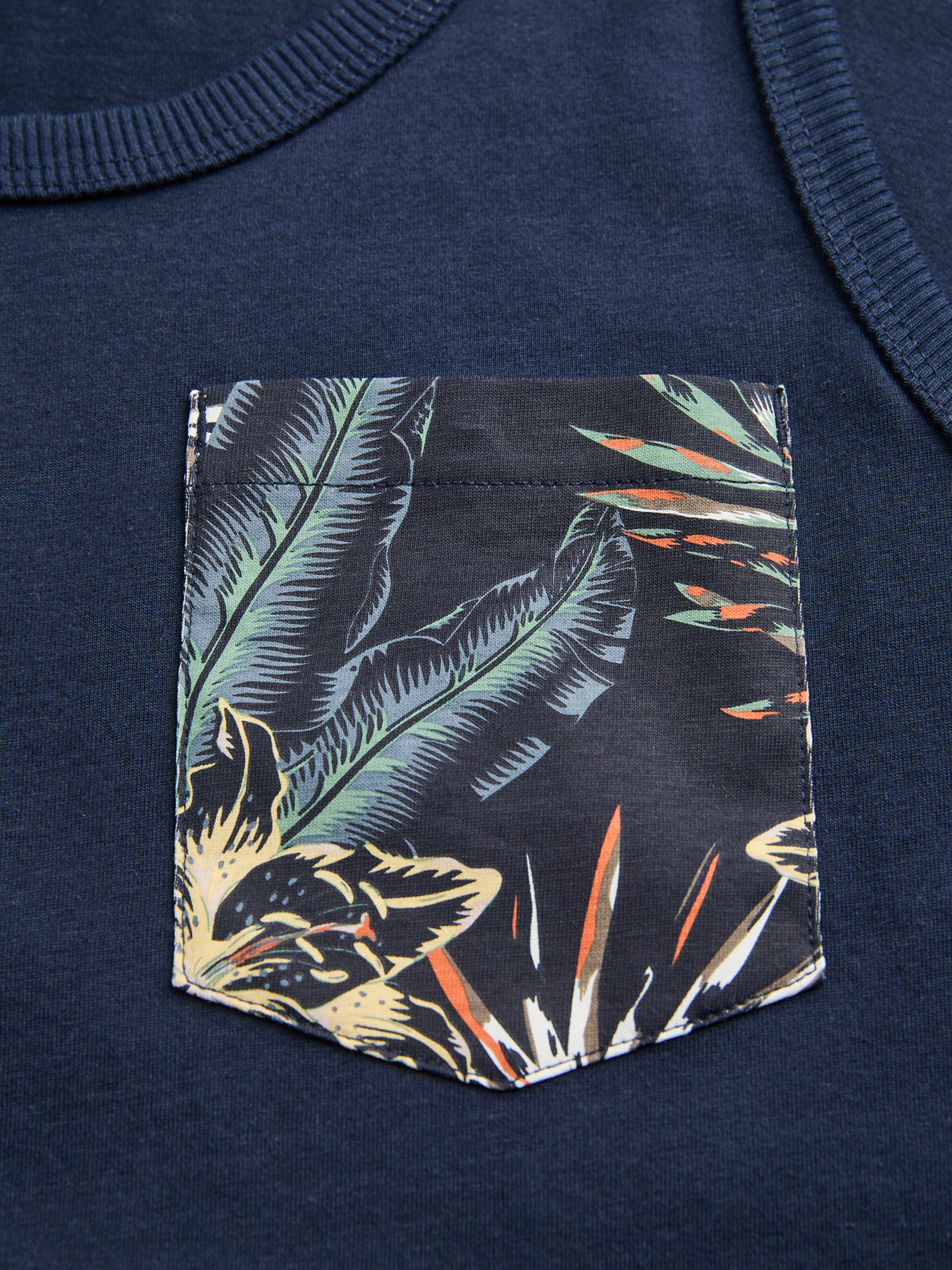 Jack & Jones Plus Unterhemd 'JJHONOLULU' in Blau