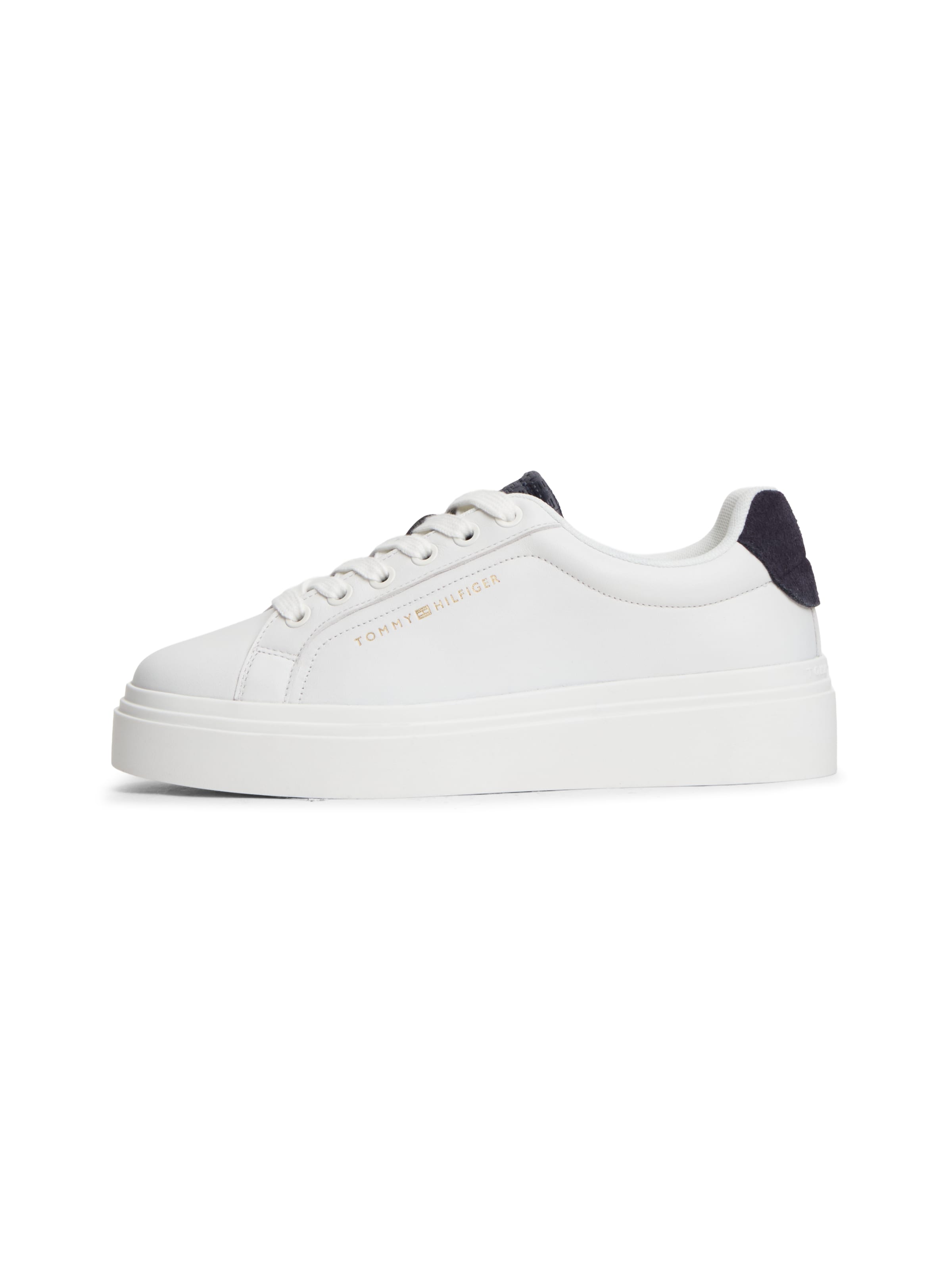 Sneaker low de la TOMMY HILFIGER pe alb: față