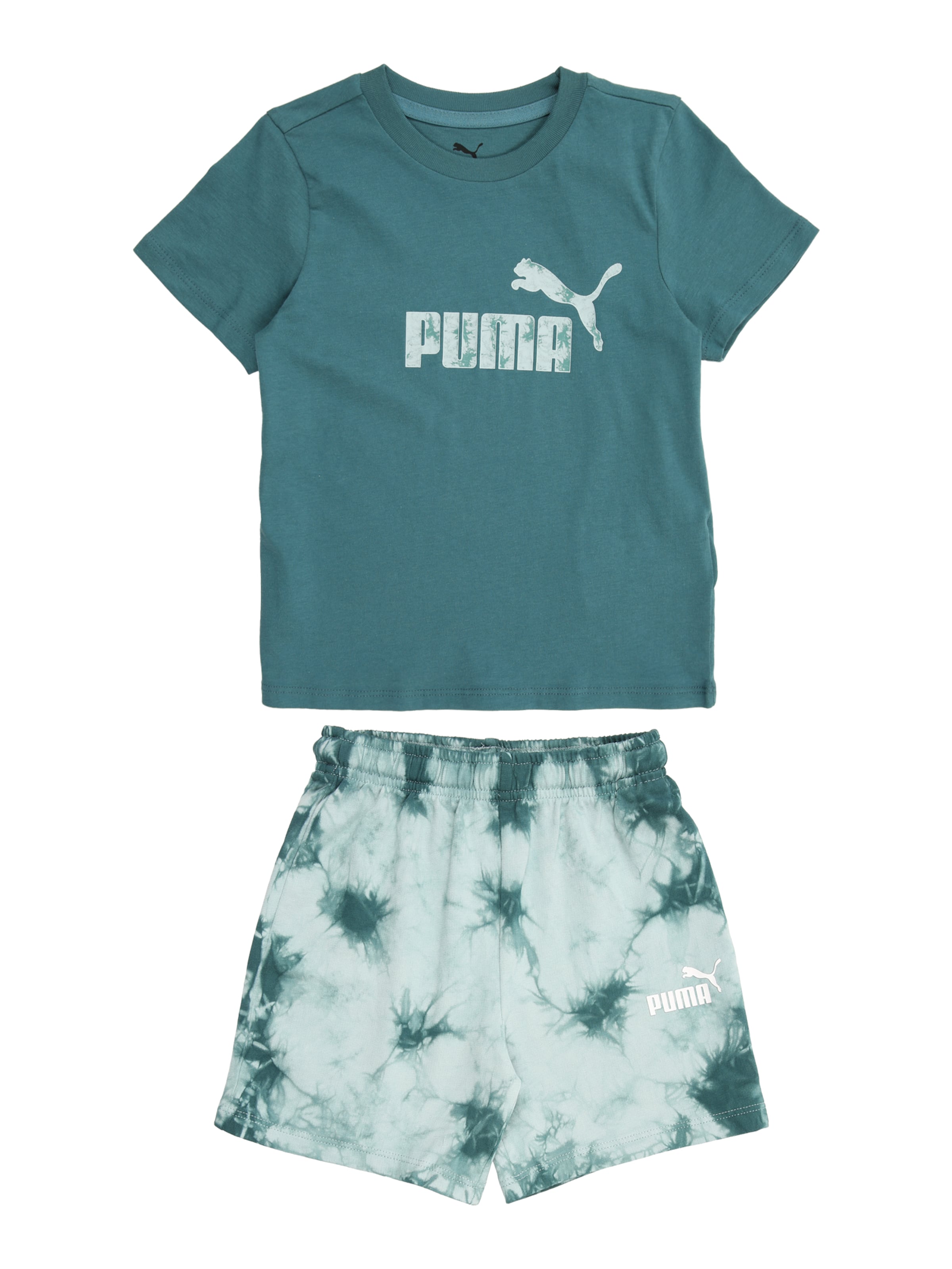 PUMA Set 'MINICATS ESS' in Groen: voorkant