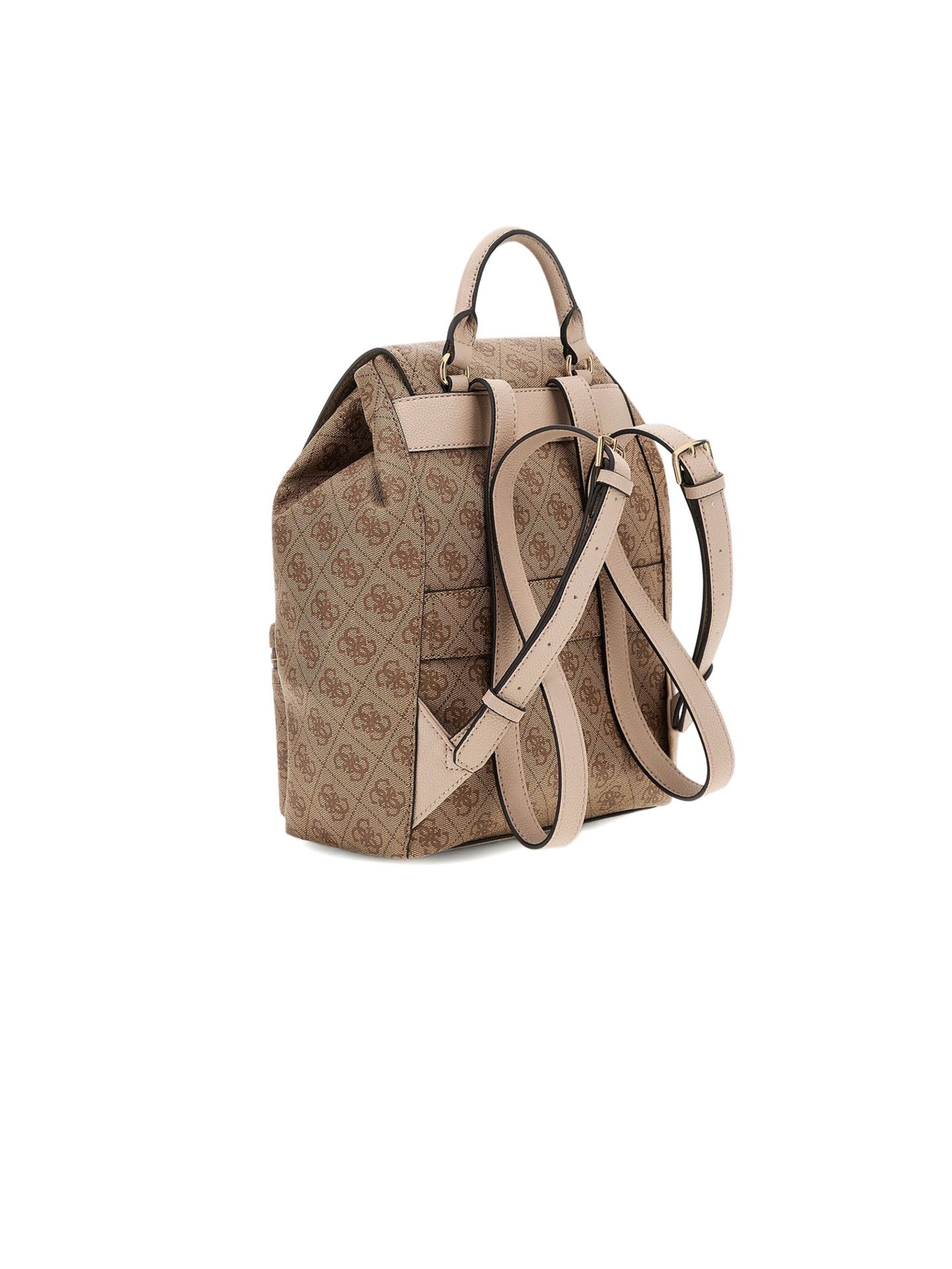 GUESS Rucksack 'Manhattan Ii Flap Backpack'‌‌‌‌‌ in Braun