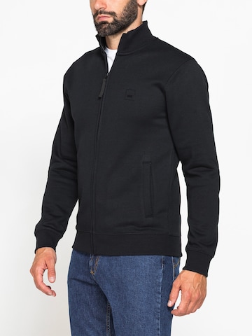 Carrera Jeans Sweatshirt 'Full Zip'‌‌‌‌‌‌‌ in Schwarz