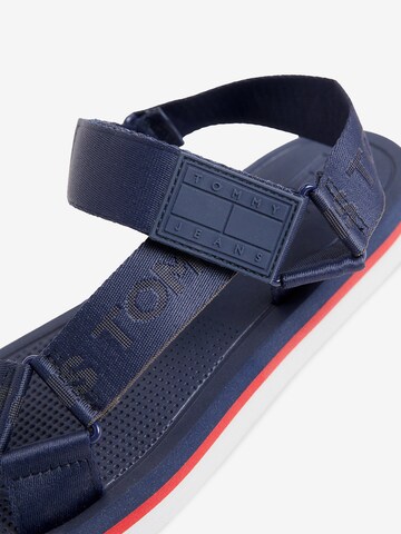 Tommy Jeans Sandale in Blau