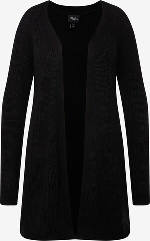 Cardigan Ulla Popken en noir : devant