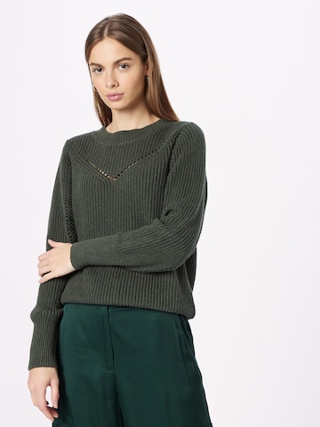 REPEAT Cashmere Sweater in Green: front