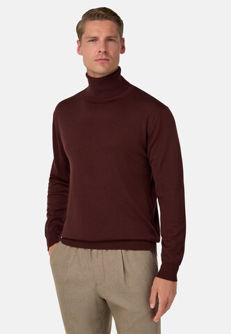 Pull-over Boggi Milano en rouge : devant