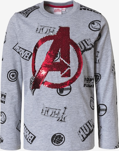 Marvel Avengers Shirt in Grey / Cherry red, Item view