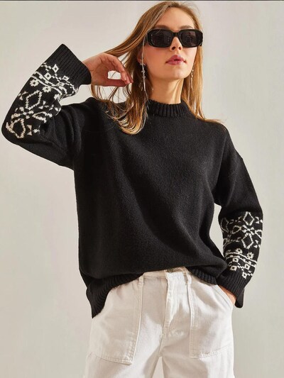 Bianco Lucci Kampsun 'Pullover' S-M suuruses segavärvid, Tootevaade