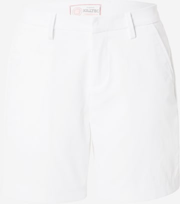 KILLTEC Regular Outdoor trousers in White: front