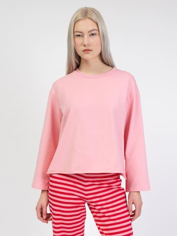 BROKE + SCHÖN Shirt 'Langarmshirt Sweet Mess' in Pink: front
