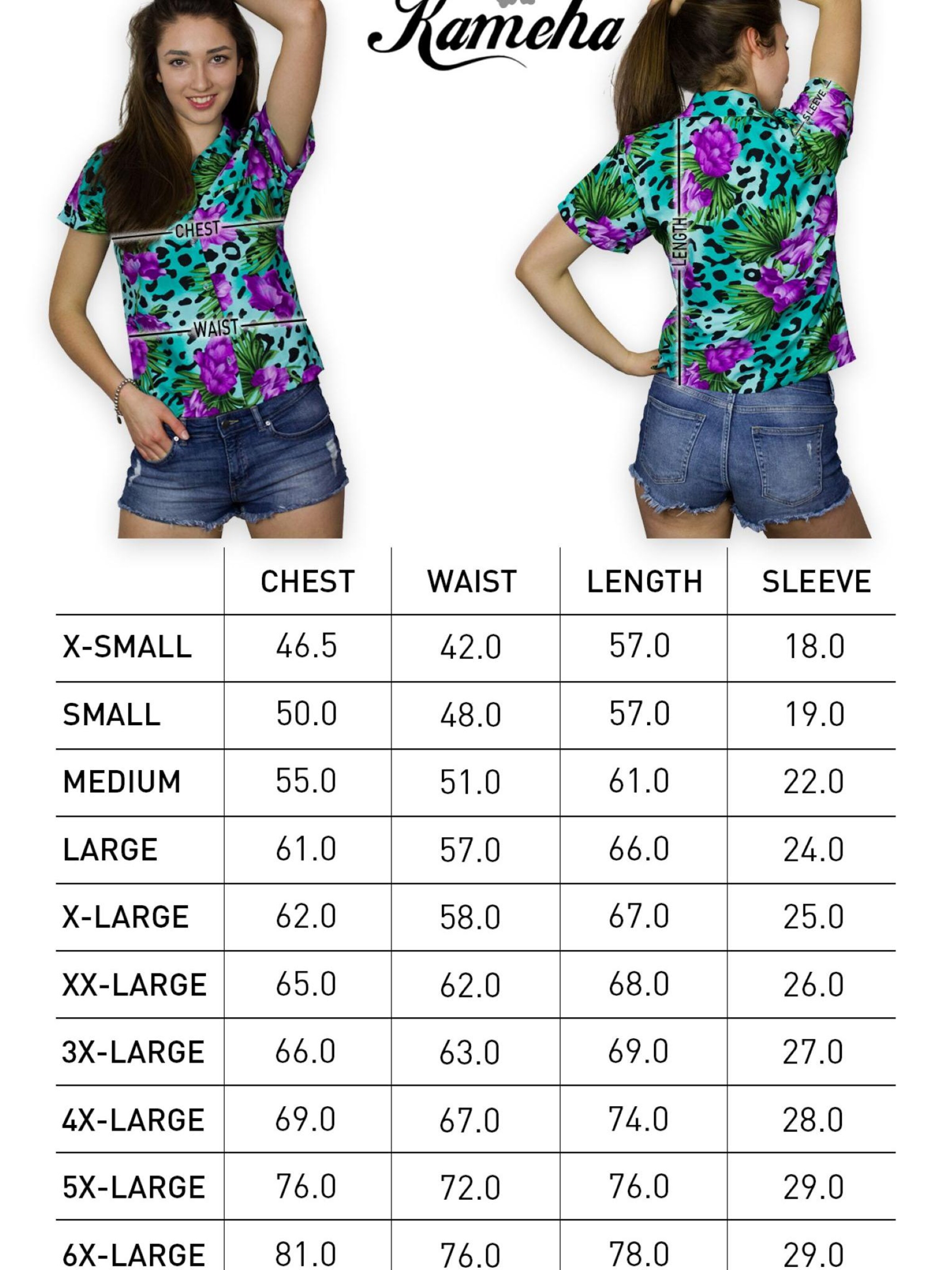 King Kameha Blouse 'Leopard Flowers' in Blue