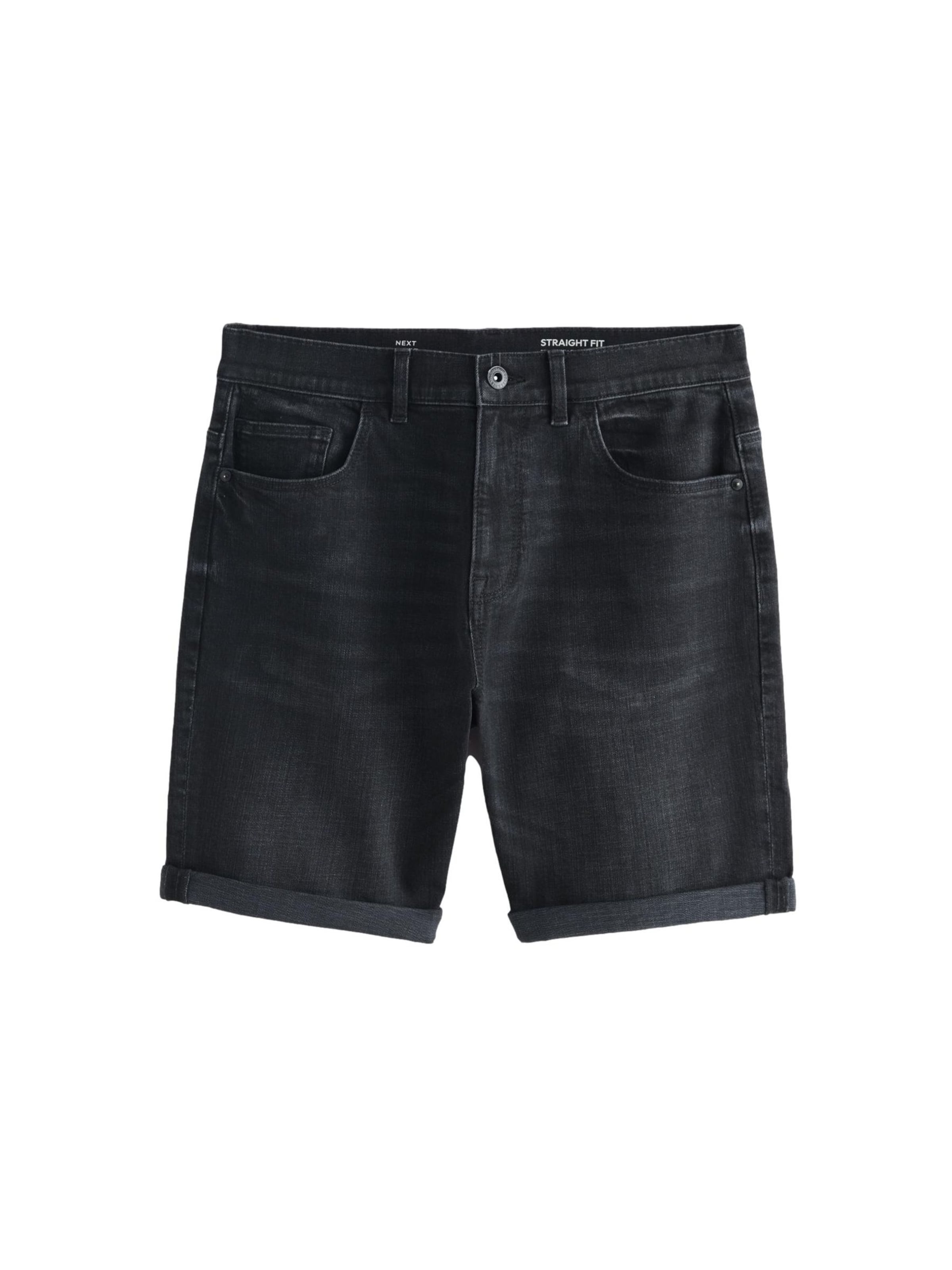 Next Regular Jeans in Zwart: voorkant