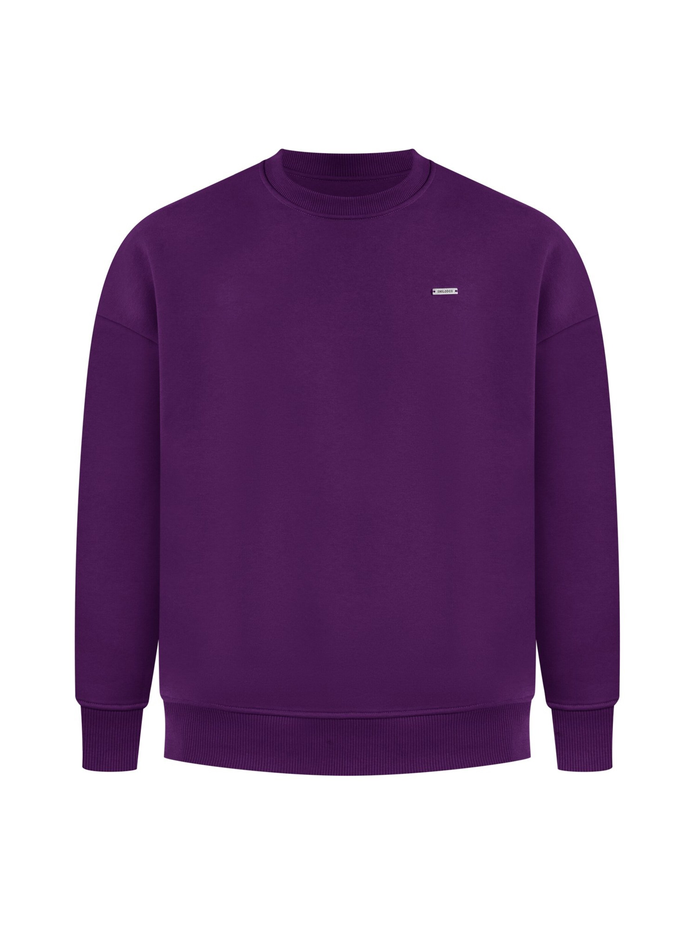 Smilodox Sweatshirt 'Riven' in Purple: front