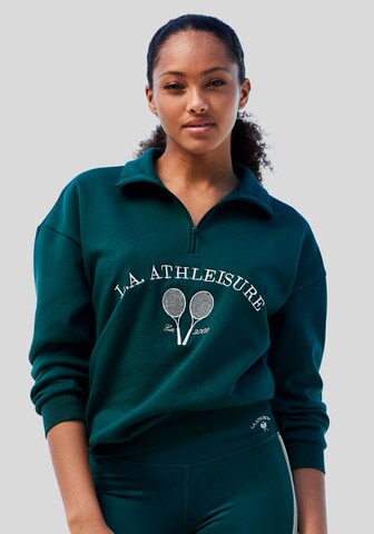 LASCANA ACTIVE Αθλητική μπλούζα φούτερ σε πράσινο