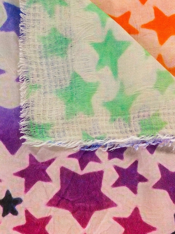 Passigatti Wrap 'Schal mit buntem Sternenmuster' in Mixed colors