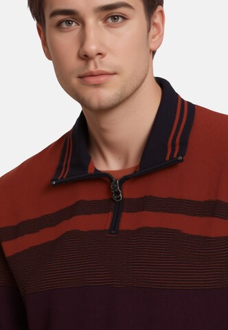 HAJO Sweatshirt 'Stay Fresh' in Brown