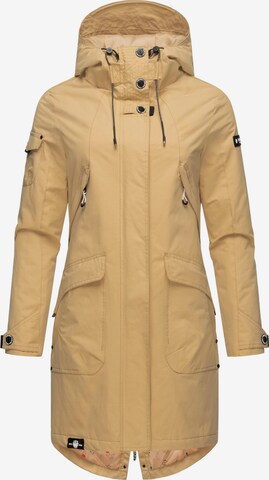 NAVAHOO Weatherproof jacket 'Pfefferschote' in Beige