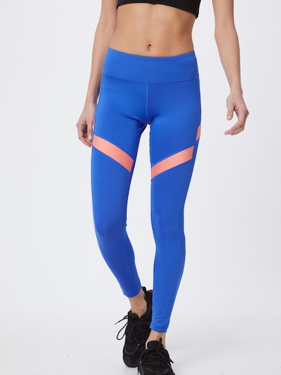 REEBOK Sportovní kalhoty 'WOR Mesh Tight' - modrá, Model/ka