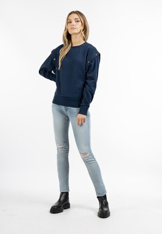 Sweat-shirt DreiMaster Vintage en bleu