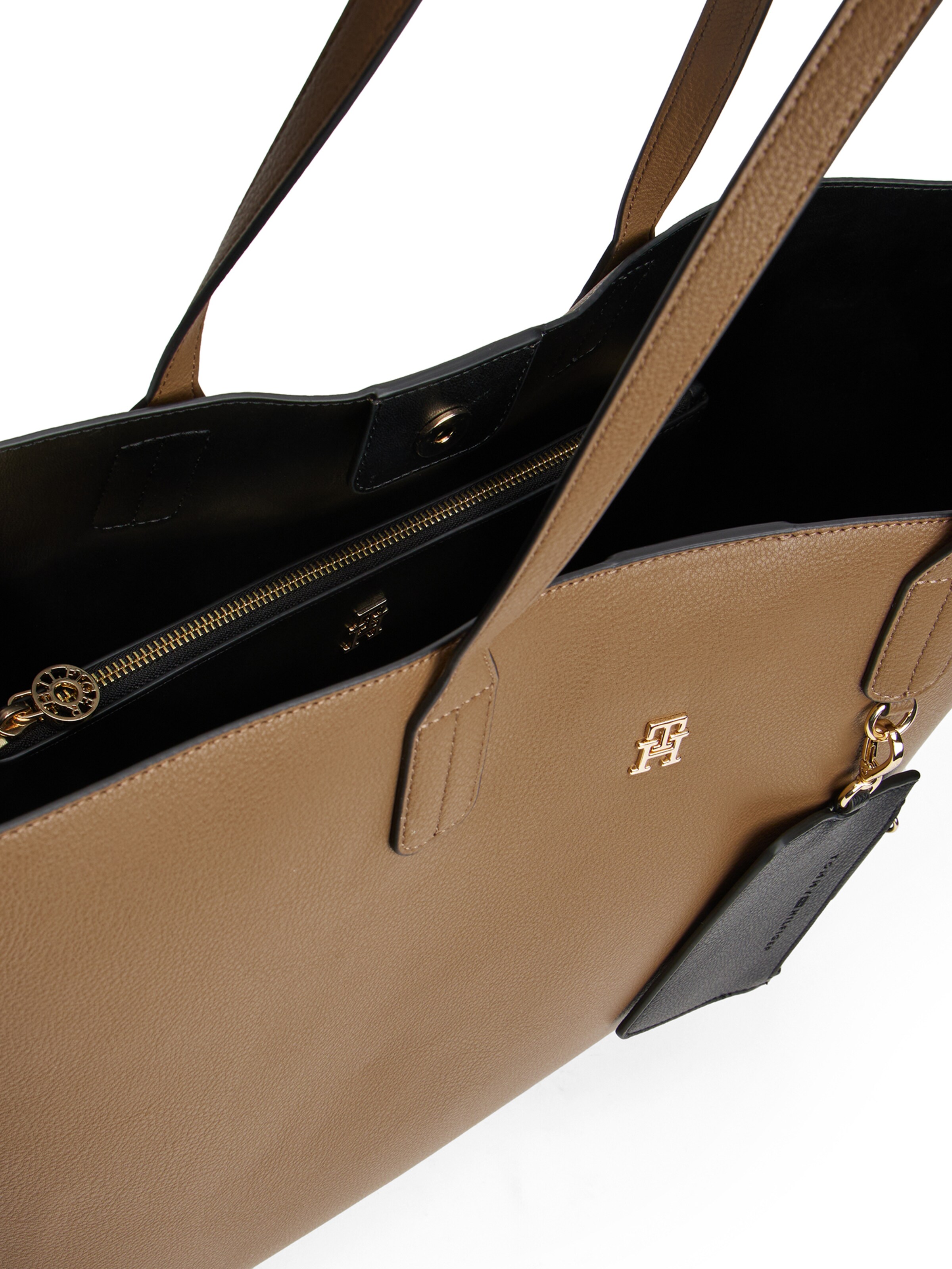 TOMMY HILFIGER Nakupovalna torba | zelena barva