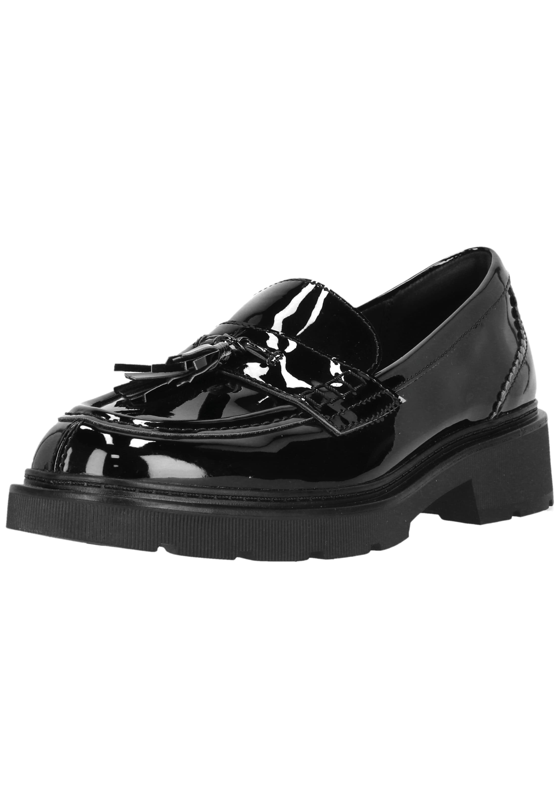 CLARKS Loafers 'Lauryl Tassel' in Schwarz: Vorderseite