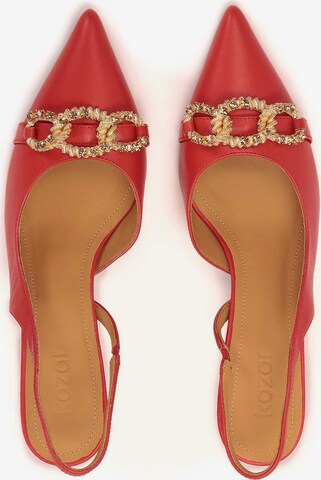 Kazar Pumps in Rot