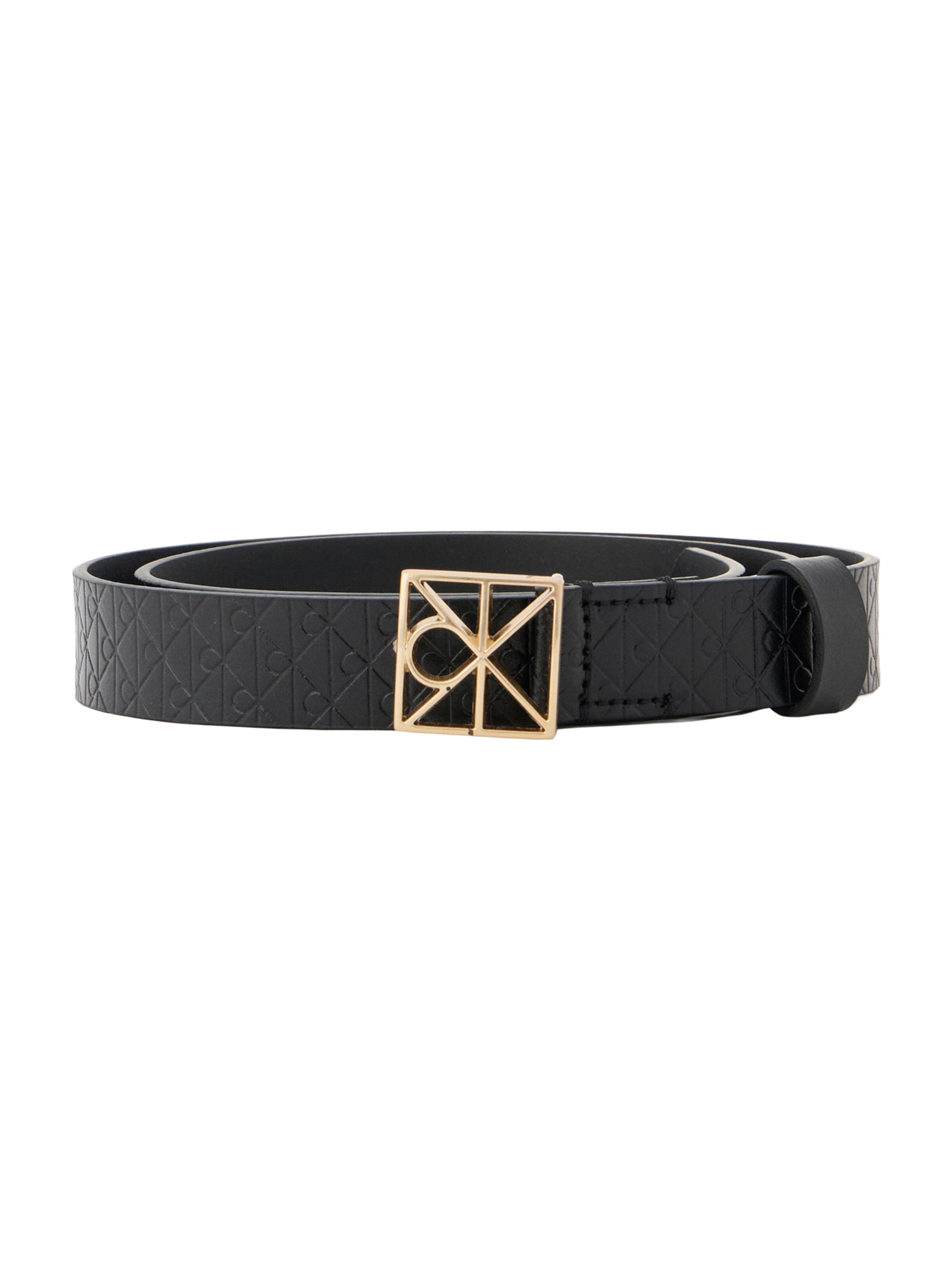 Calvin Klein Ζώνη σε μαύρο: μπροστά