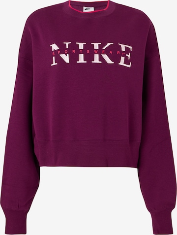 Nike Sportswear Sweatshirt 'PHNX FLC' in Red: front