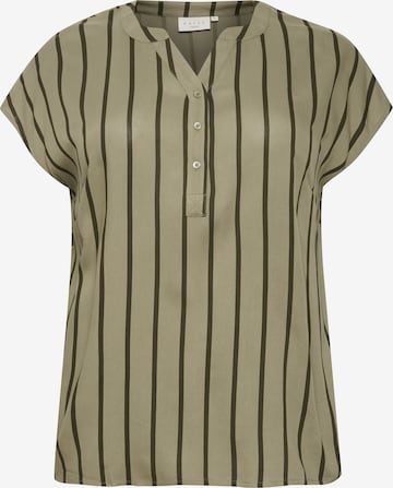 Camicia da donna 'Sida' di KAFFE CURVE in verde: frontale