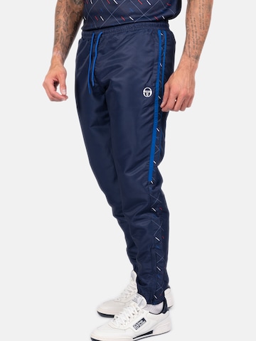 Sergio Tacchini Tapered Workout Pants 'SCOTLAND' in Blue: front