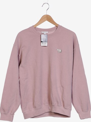 TOPSHOP Sweatshirt & Zip-Up Hoodie in M in Pink: front