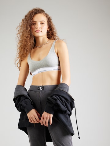 Bustier Soutien-gorge Calvin Klein Underwear en gris : devant