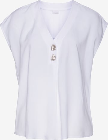 LASCANA Blouse in White: front